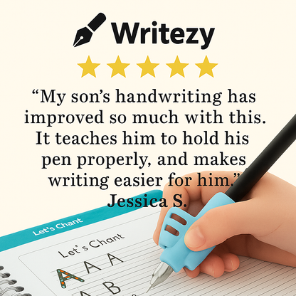 Writezy™ Reusable Grooved Handwriting Practice for Kids